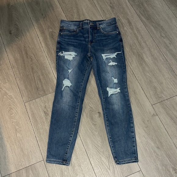Maurices Denim - Maurice’s Blue Distressed Women's Jeans size 8